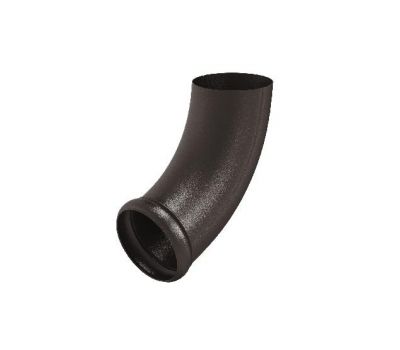 Отвод трубы декорированный RR 32 Тёмно-коричневый matt 125/90 от производителя  Aquasystem по цене 8 754 р