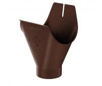 Воронка желоба RAL 8017 Коричневый matt 125/90 Воронка желоба RAL 8017 Коричневый matt 125/90