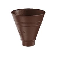 Воронка водосборная круглая RAL 8017 Коричневый matt 150/100