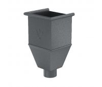 Воронка_водосборная удлиненая RR 23 Маренго matt 125/90