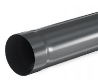 Труба водосточная RAL 7024 Тёмно-серый 1.00м 125/90 Труба водосточная RAL 7024 Тёмно-серый 1.00м 125/90