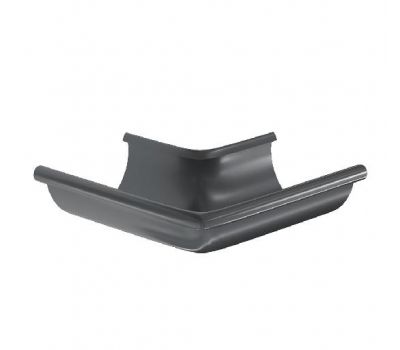 Угол желоба, наружный 90° RAL 7024 Тёмно-серый 150/100 от производителя  Aquasystem по цене 2 630 р