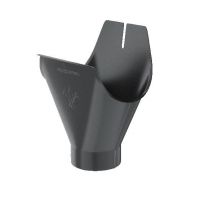 Воронка желоба RAL 7024 Тёмно-серый 125/90 Воронка желоба RAL 7024 Тёмно-серый 125/90