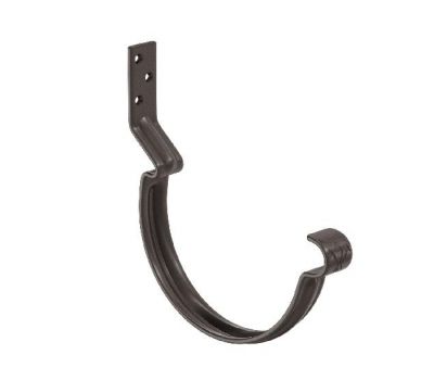 Крюк крепления желоба короткий RR 32 Тёмно-коричневый 150/100 от производителя  Aquasystem по цене 571 р