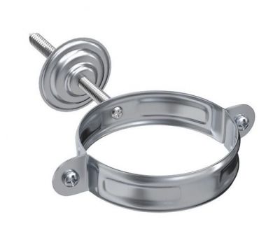 Комплект крепления трубы Оцинкованный 125/90 от производителя Aquasystem по цене 437 р Комплект крепления трубы Оцинкованный 125/90 от производителя Aquasystem по цене 437 р