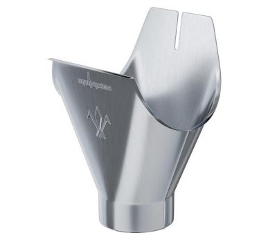 Воронка желоба Оцинкованный 125/90 от производителя Aquasystem по цене 565 р Воронка желоба Оцинкованный 125/90 от производителя Aquasystem по цене 565 р