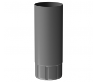 Труба водосточная D90 1 м ГРАФИТ (RAL 7024) Труба водосточная D90 1 м ГРАФИТ (RAL 7024)