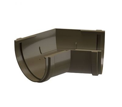 Угол желоба универсал 135˚ Premium ПВХ Каштан от производителя Docke по цене 1 206 р Угол желоба универсал 135˚ Premium ПВХ Каштан от производителя Docke по цене 1 206 р