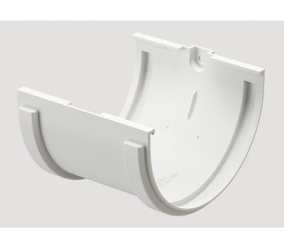 Соединитель для желоба Белый от производителя Docke по цене 180 р Соединитель для желоба Белый от производителя Docke по цене 180 р