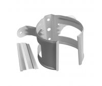 Кронштейн трубы (на дерево) Белый (RAL 9003) Кронштейн трубы (на дерево) Белый (RAL 9003)