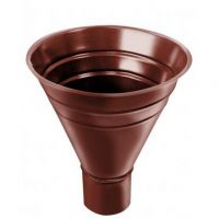 Воронка водосборная Кирпичный (RAL 8004) Воронка водосборная Кирпичный (RAL 8004)