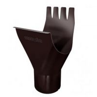 Воронка водосточная Коричневый (RAL 8017) Воронка водосточная Коричневый (RAL 8017)