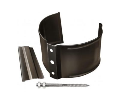 Кронштейн трубы (на кирпич) Коричневый (RR 32) от производителя Grand Line по цене 460 р Кронштейн трубы (на кирпич) Коричневый (RR 32) от производителя Grand Line по цене 460 р