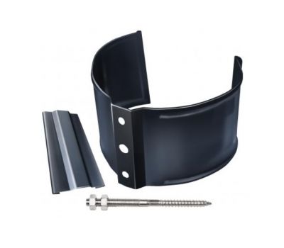 Кронштейн трубы (на кирпич) Серый (RAL 7024) от производителя  Grand Line по цене 460 р