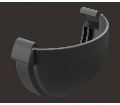 Заглушка желоба универсальная Lux ПВХ Графит от производителя Docke по цене 172 р Заглушка желоба универсальная Lux ПВХ Графит от производителя Docke по цене 172 р