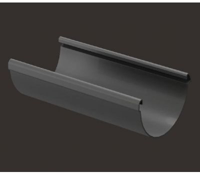 Водосточный желоб 3 м Lux ПВХ Графит от производителя  Docke по цене 975 р