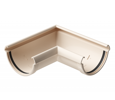 Угол желоба универсал 90° Lux ПВХ Латте от производителя  Docke по цене 506 р