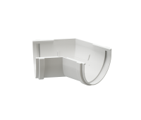 Угол желоба универсал 135˚ Premium ПВХ Пломбир Угол желоба универсал 135˚ Premium ПВХ Пломбир