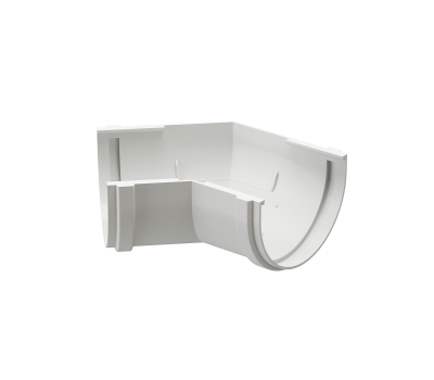 Угол желоба универсал 135˚ Premium ПВХ Пломбир от производителя  Docke по цене 1 149 р