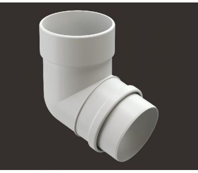 Колено 72˚ Lux ПВХ Пломбир от производителя Docke по цене 392 р Колено 72˚ Lux ПВХ Пломбир от производителя Docke по цене 392 р