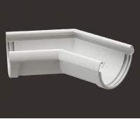 Угол желоба универсал 135° Lux ПВХ Пломбир Угол желоба универсал 135° Lux ПВХ Пломбир